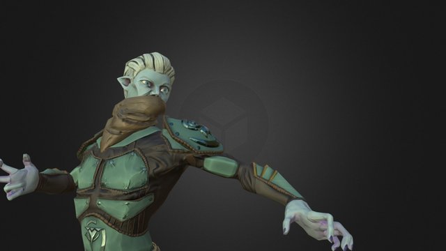Zyph, the Nyssor priest. 3D Model