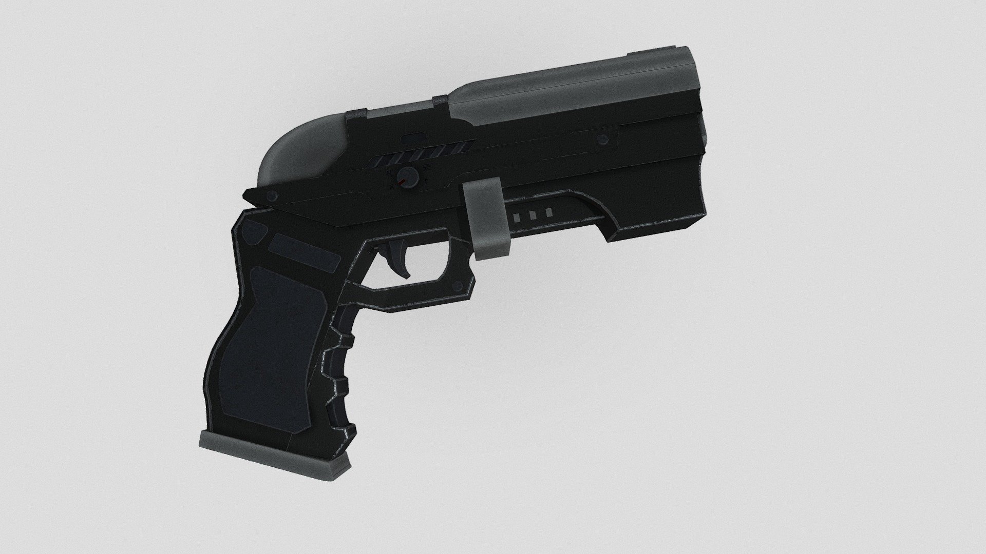 Cyberpunk handgun - Download Free 3D model by Almaz (@gayfutdinov ...