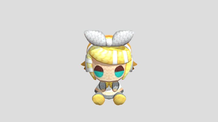 Mobile - Hatsune Miku Amiguru Train - Rin Amigur 3D Model