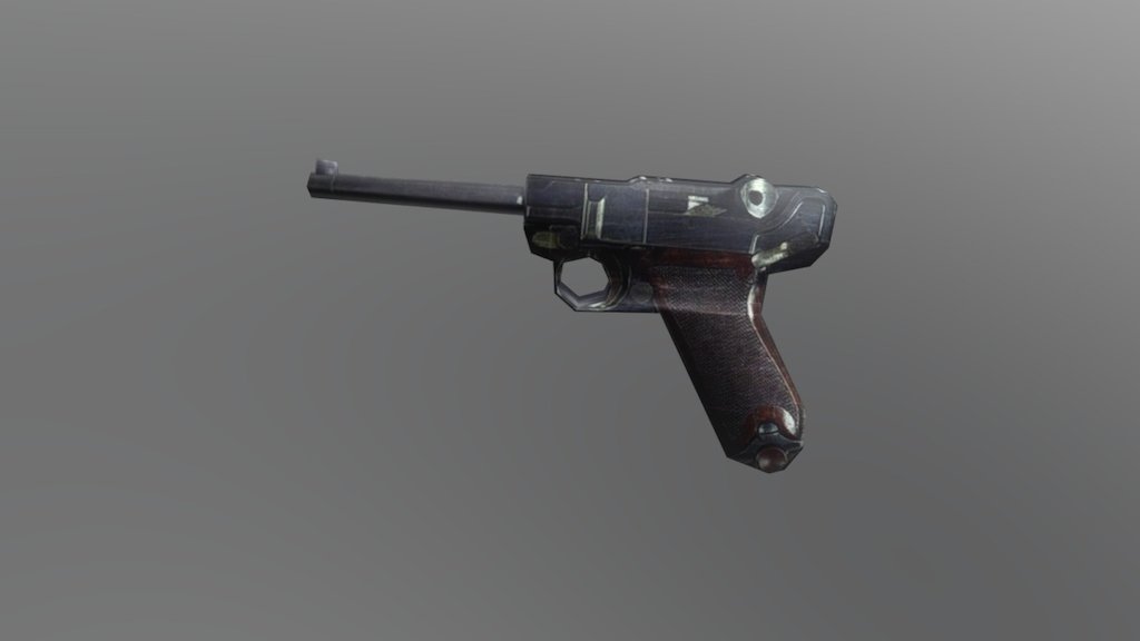 Luger P08 3d Model By Jqueary Jqueary1991 Fd8e727 Sketchfab 1712