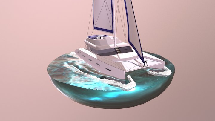 Yacht 3D Model