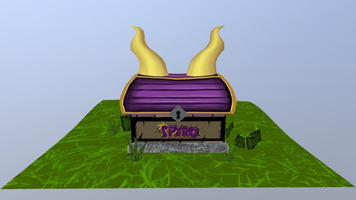 Coffre Spyro 3D Model