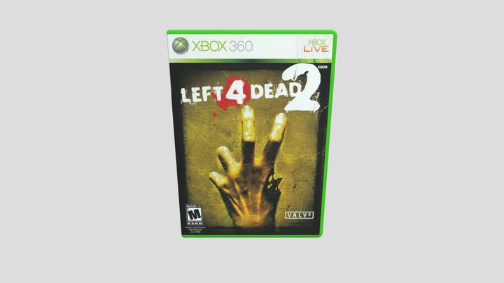 Xbox 360 Game Box 3D Model