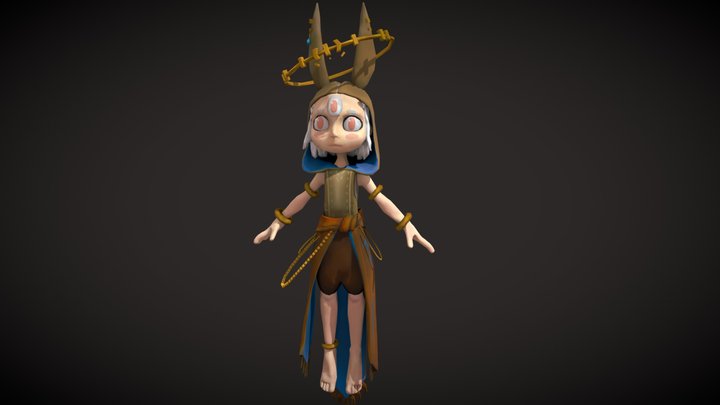 Character Low Poly 3D Model