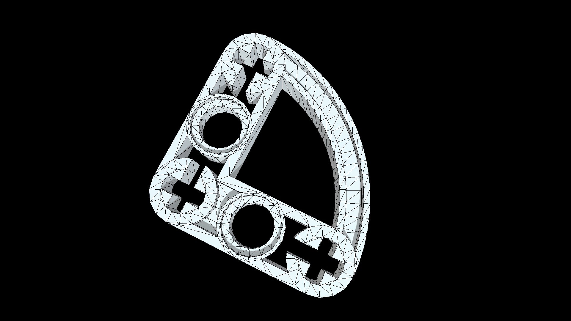 Liftarm Modified L-Shape Quarter Ellipse Thin