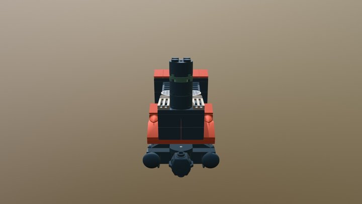 armored train 3D Model