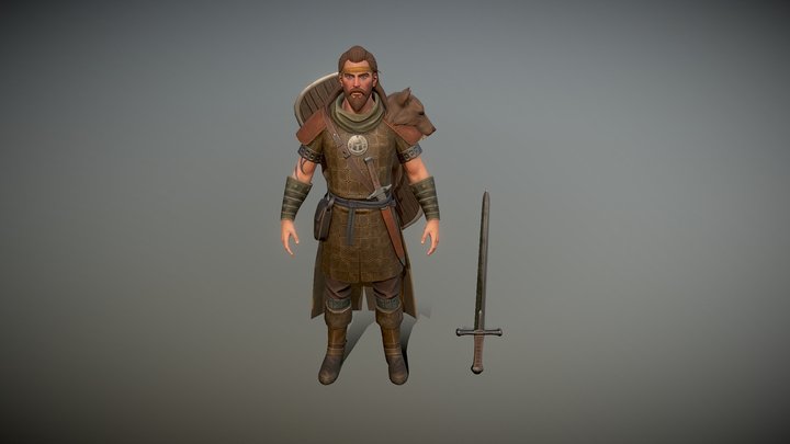 Barbarian 3D Model