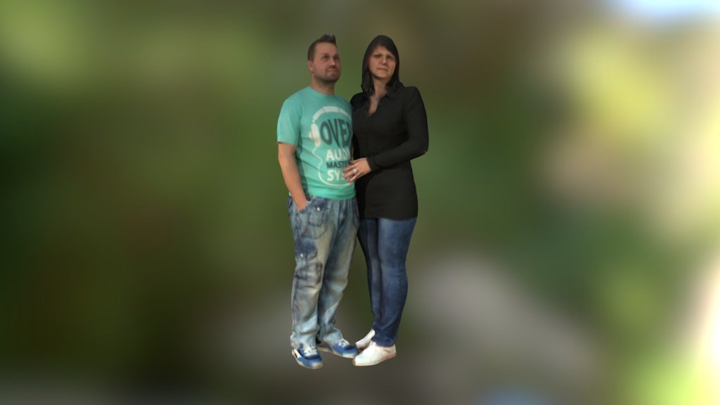 David a Marie — Sketchfab embed 3D viewer