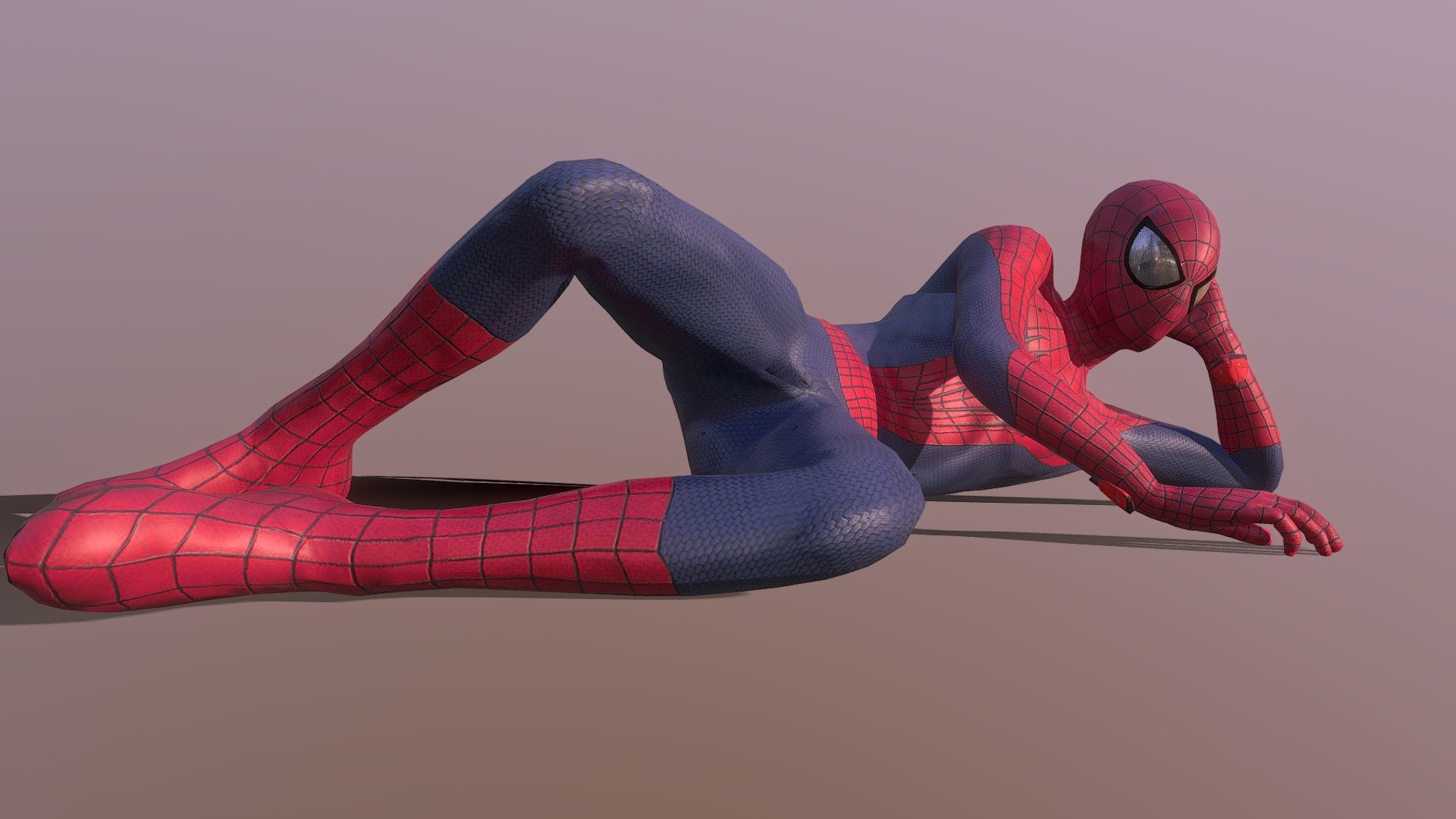 3D model The Amazing Spider-man 2 3D MODEL Low-poly VR / AR / low-poly