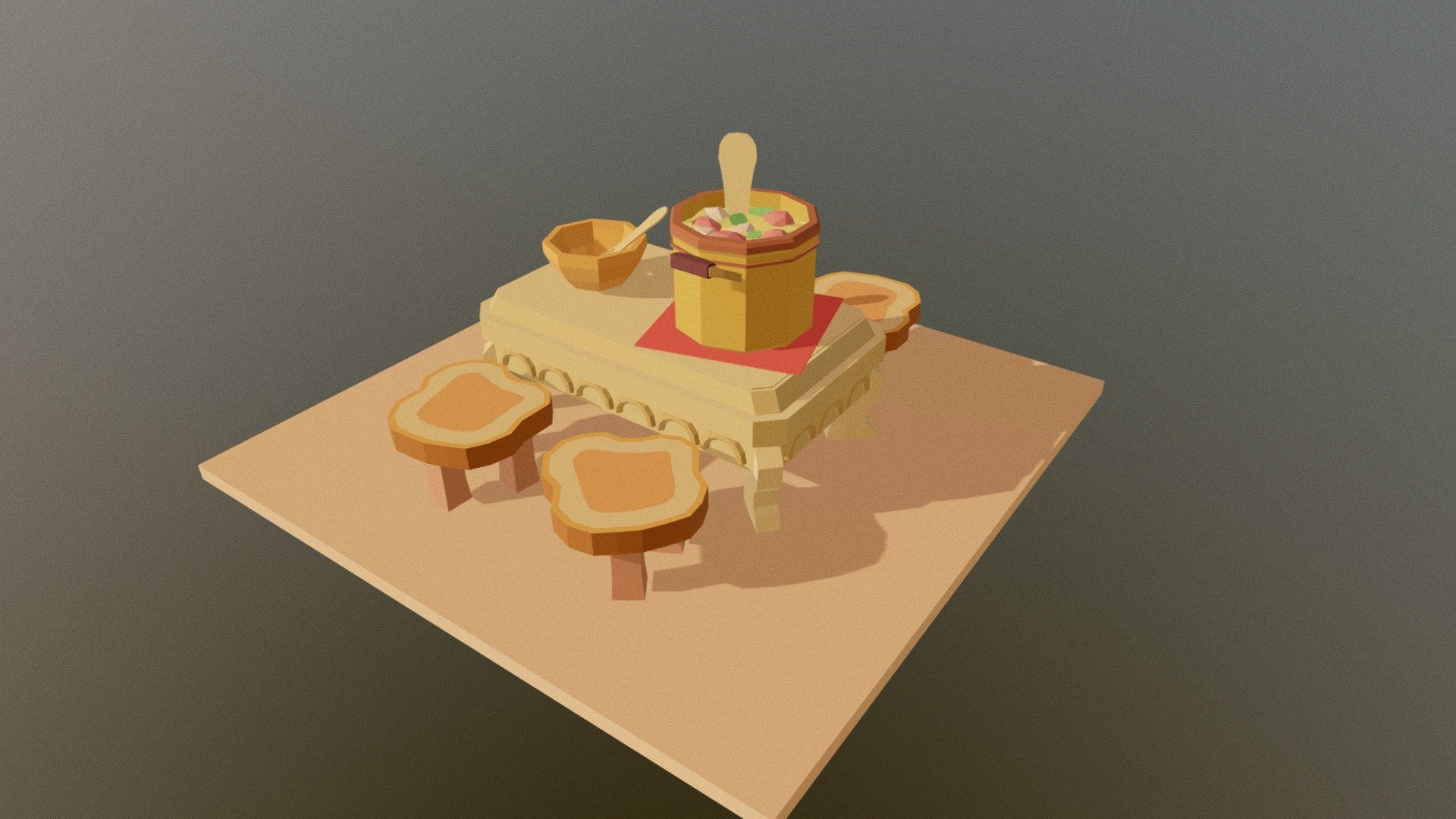 Dining in a tavern