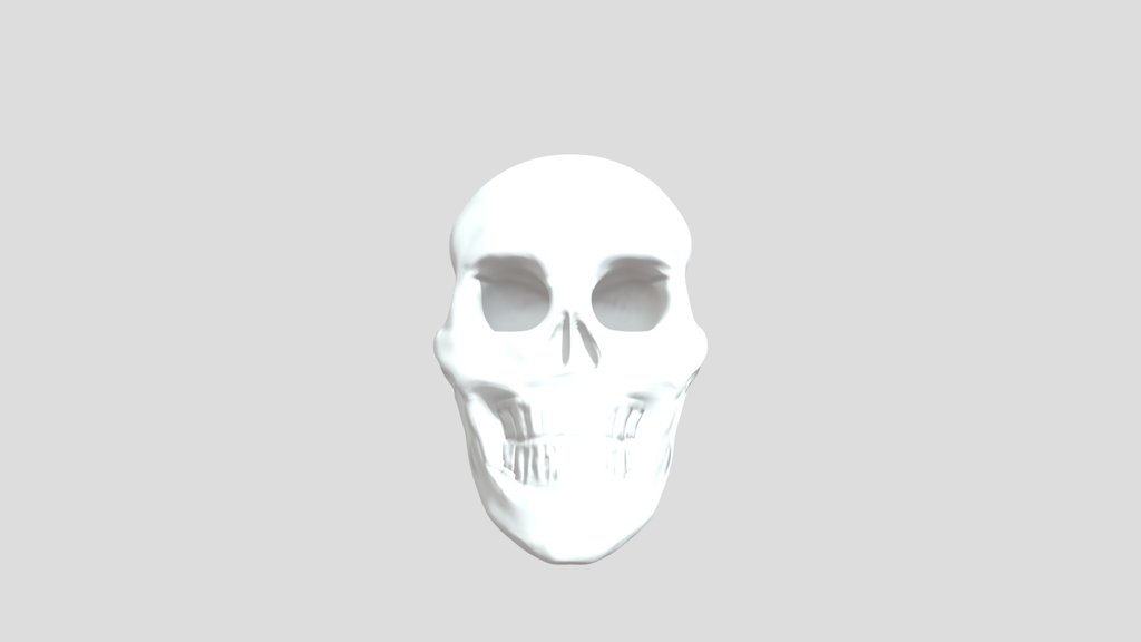 Scull Low Poly