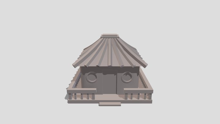 hut 3D Model