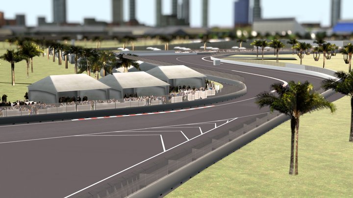 (READ DESCRIPTION) Hanoi Street Circuit – Free 3D Model STL