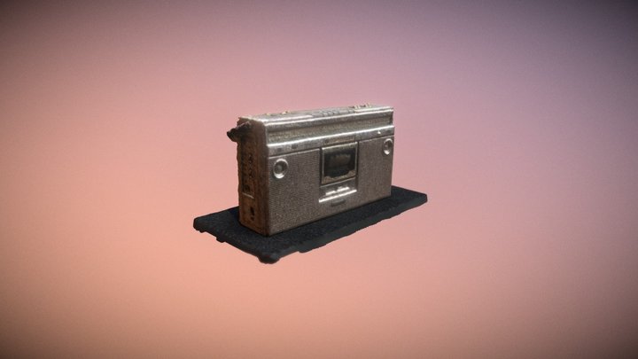 Boombox 3D Model