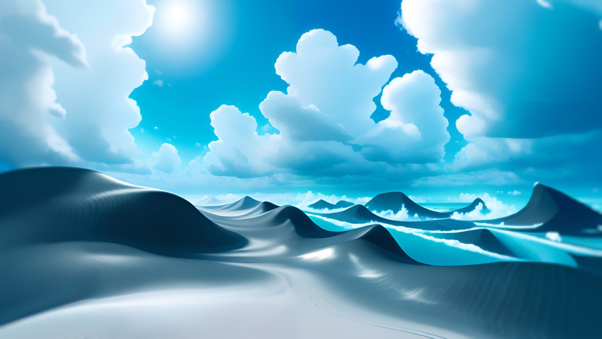 FREE SkyBox Blue Desert Download Free 3D model by Paul (paul_paul