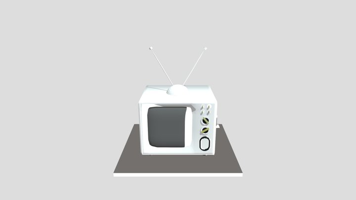 Телевизор 3D Model