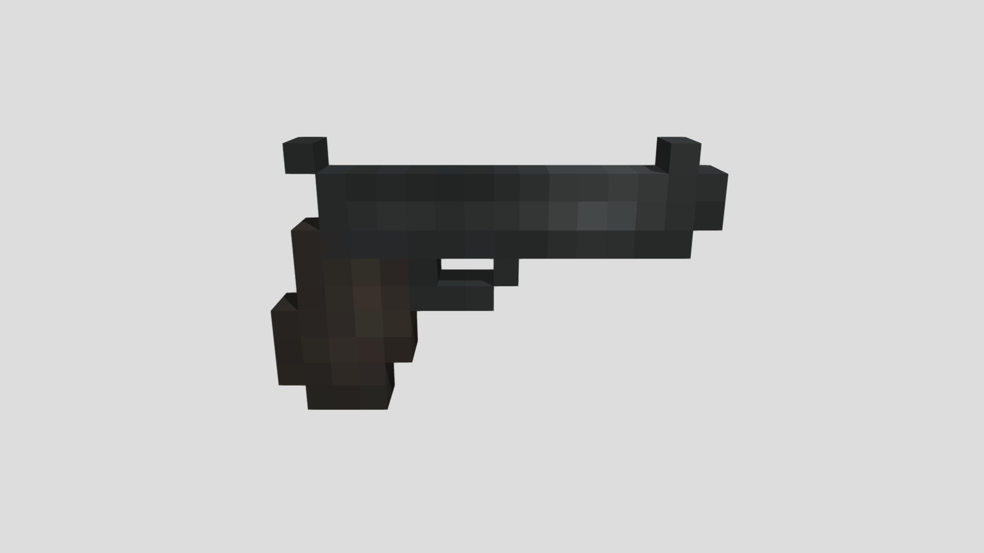 Pistol From Melon Playground Download Free 3D model by Special
