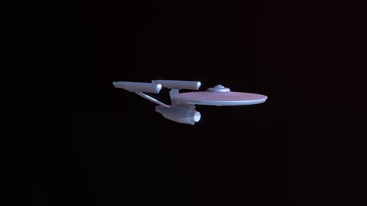 USS Enterprise, Low-Detail 3D Model