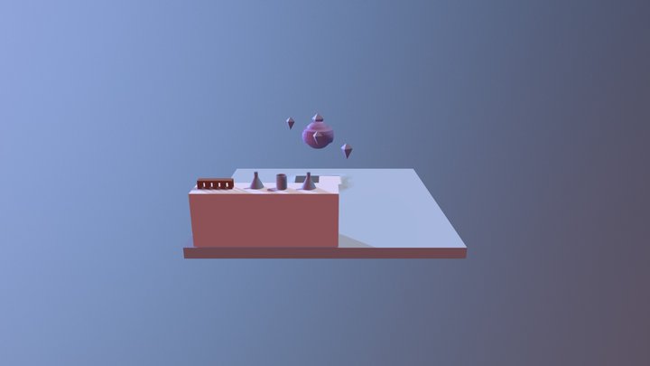Floating Bot 3D Model