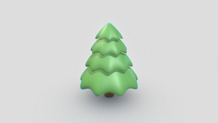 Christmas Pine Tree 3D Model