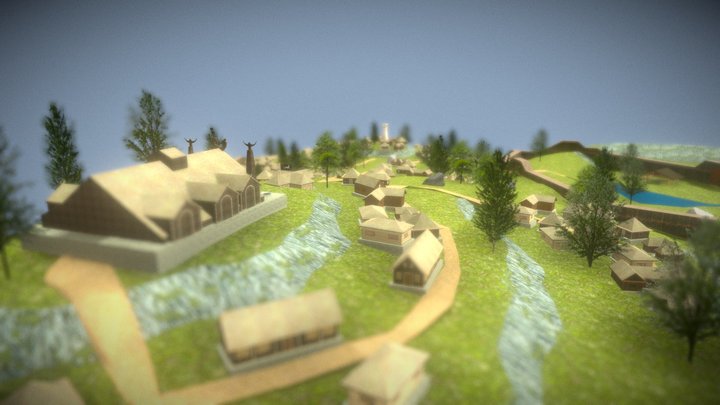 Old village – Modello 3D gratuito STL