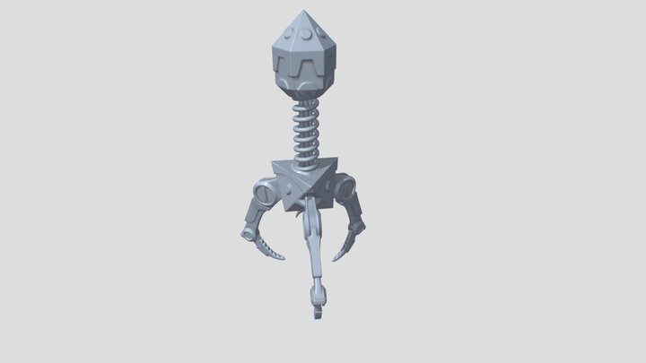 Cyber bacteriofagus 3D Model