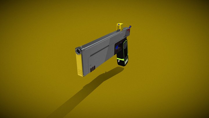 Gamer gun 3D Model