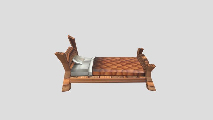 letto_medieval 3D Model