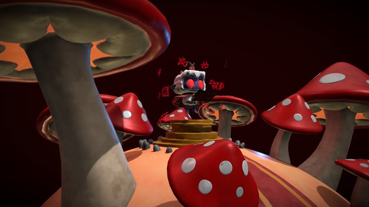 Cult Of The Lamb Scene 3D Model