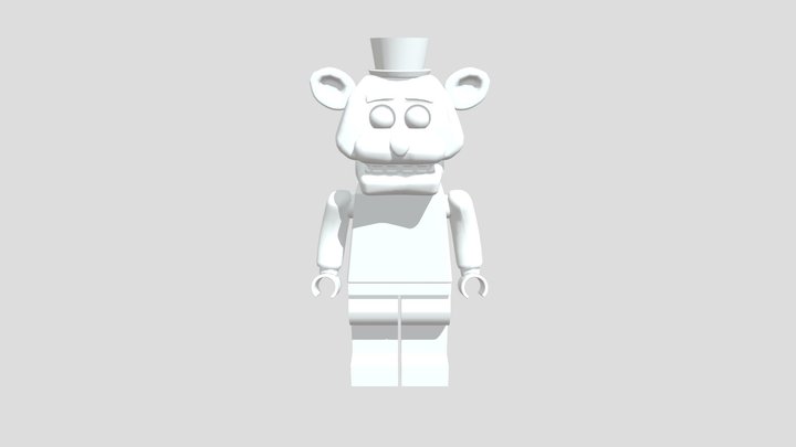 Lego Freddy 3D Model