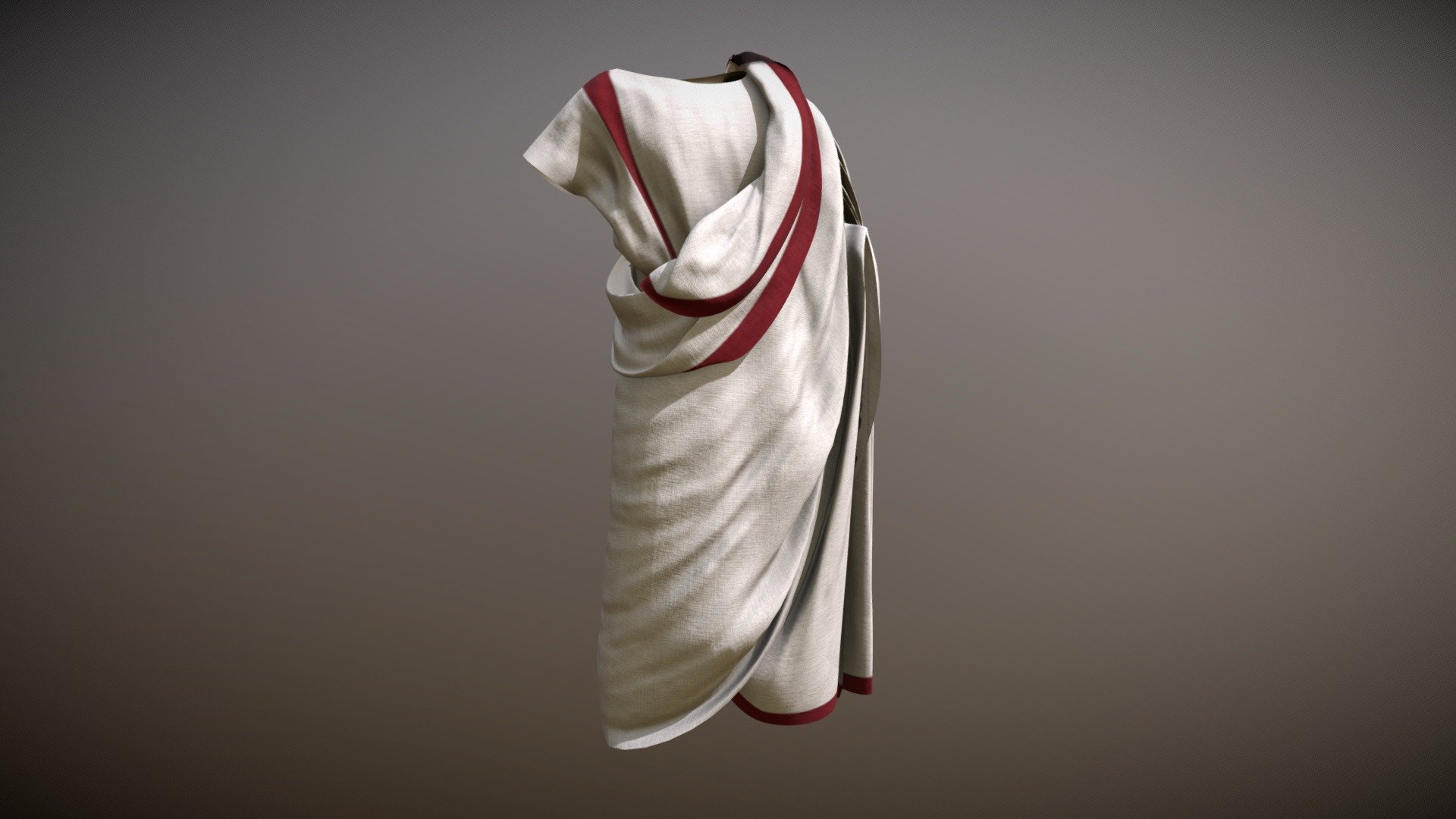 Toga Praetexta - Buy Royalty Free 3D model by Digital Dressmaker ...