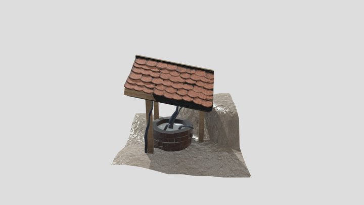 Well model for game 3D Model