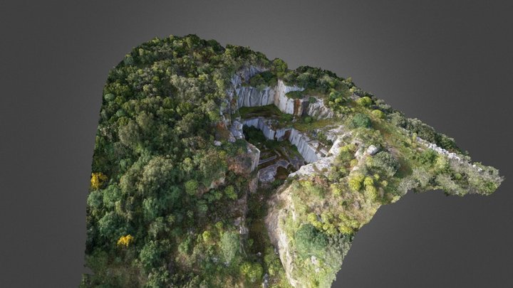 Nuxis - Quarry - Sardinia 3D Model