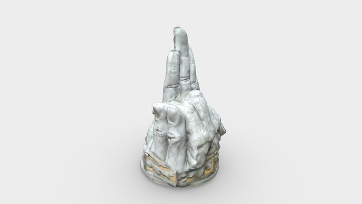Hand Statue 3D Model