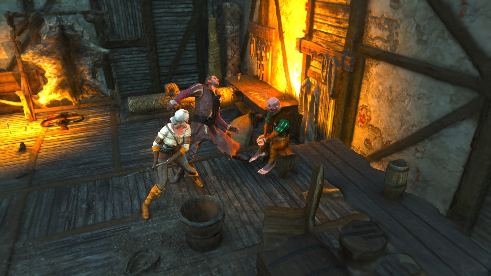 Witcher: Ciri battle Cyprian Wiley