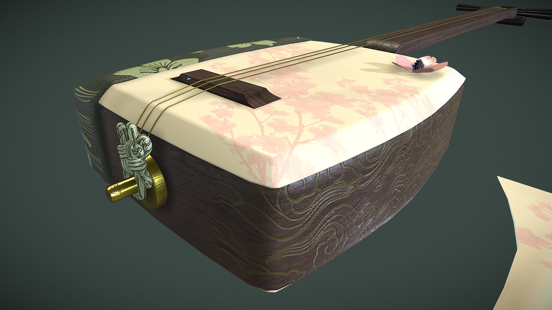 Shamisen - Buy Royalty Free 3D model by Alexandria Maharaj ...