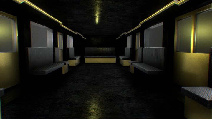 Dark Subway 3D Model