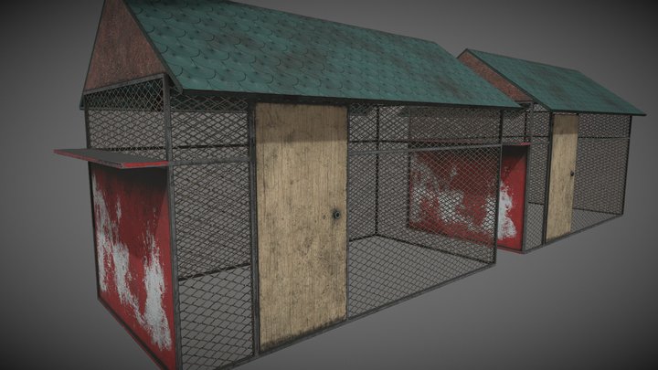the cottage Wood fence – Modelo 3D gratuito STL