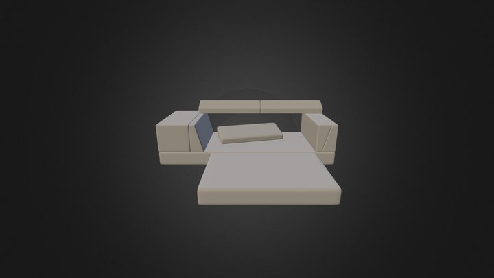 Couch R01 3D Model