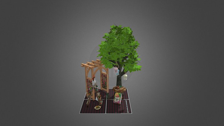 Q-week assignment 5 props 3D Model