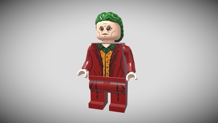 Lego Joker / Joaquin pheonix (fanart) 3D Model