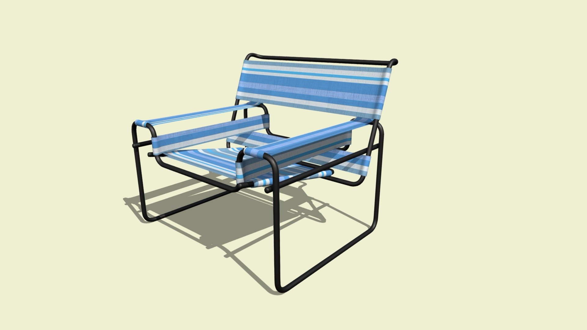 Beach Chair Buy Royalty Free 3d Model By Alexantropov1986 Fda2d42 Sketchfab Store 6697