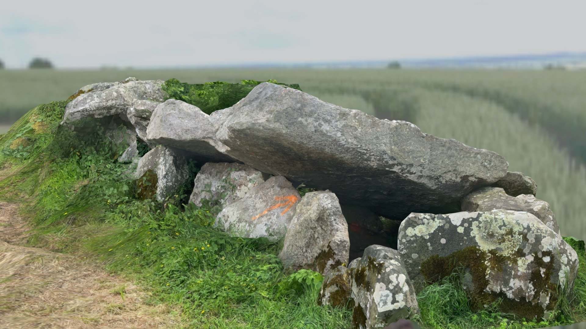 Allée couverte Genouhan — Sketchfab embed 3D viewer