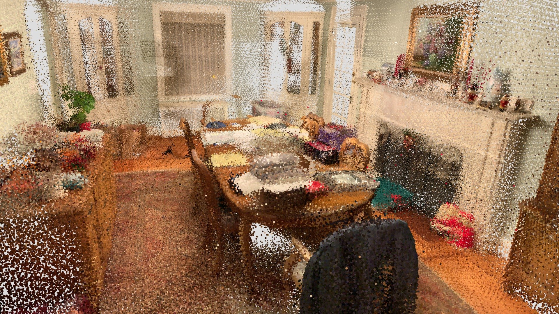 Dining Area iPad Lidar Point Cloud