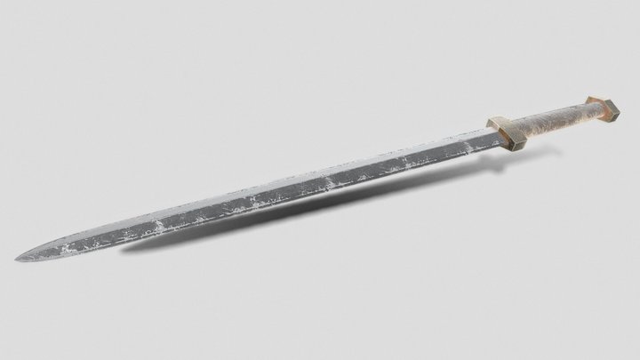 Han Jian Sword 3D Model