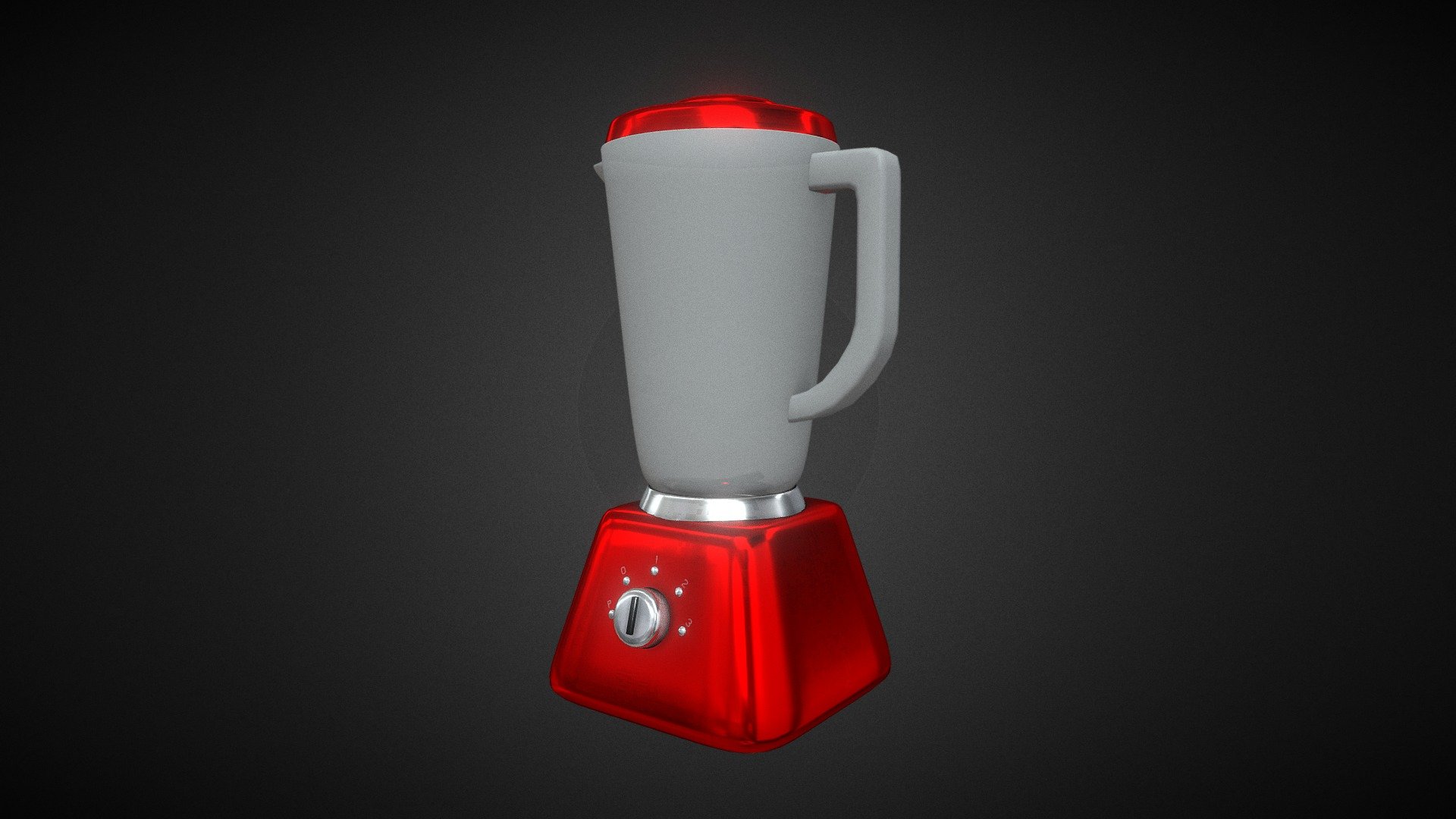 Kitchen Blender (Red) 3D model by DryreL [fda6e51] Sketchfab
