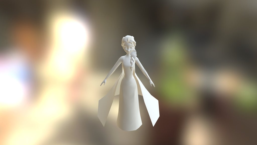 Elsa 3d Model By Jeniferpham68 [fda7c62] Sketchfab