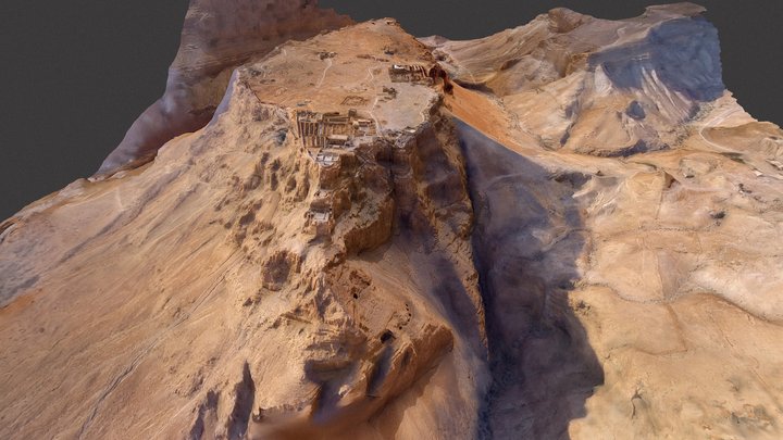 Masada Fortress - ISRAEL 3D Model