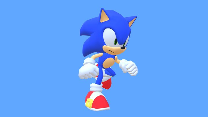 ANIMATIONS Sonic - Sonic Runners Adventure Model 3D Model