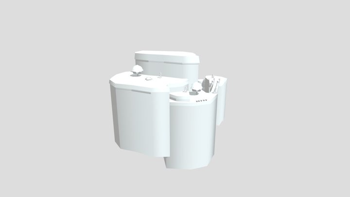 Marshmellow Mountain 3D Model